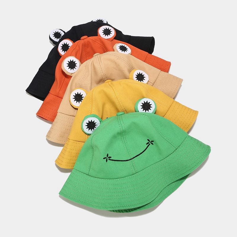 Cartoon Frog Fisherman Hat