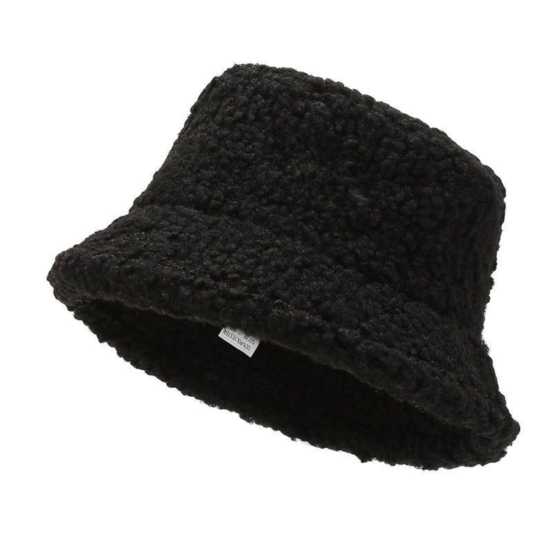 Lamb Plush Soft Warm Fisherman Hat